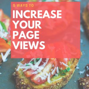 How to increase page views