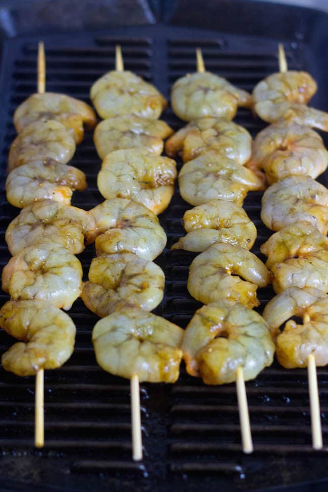 grilled shrimp, grilled shrimp recipe, pineapple glaze, prawns recipe, easy shrimp recipes