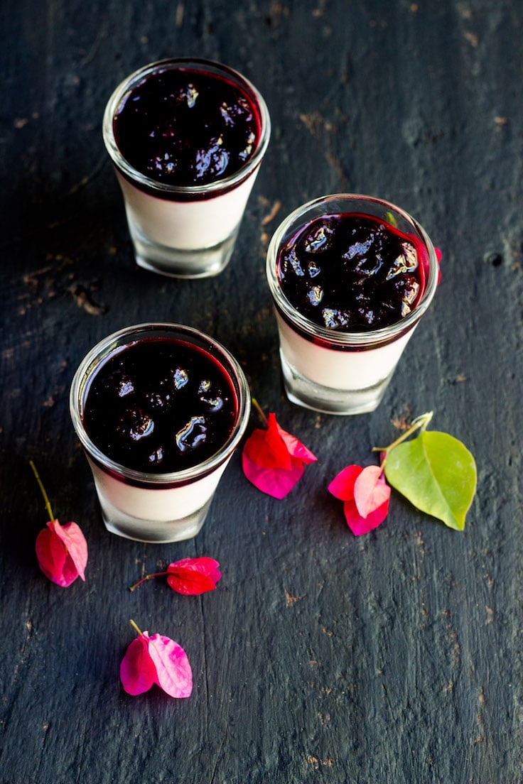 Blueberry pannacotta recipe